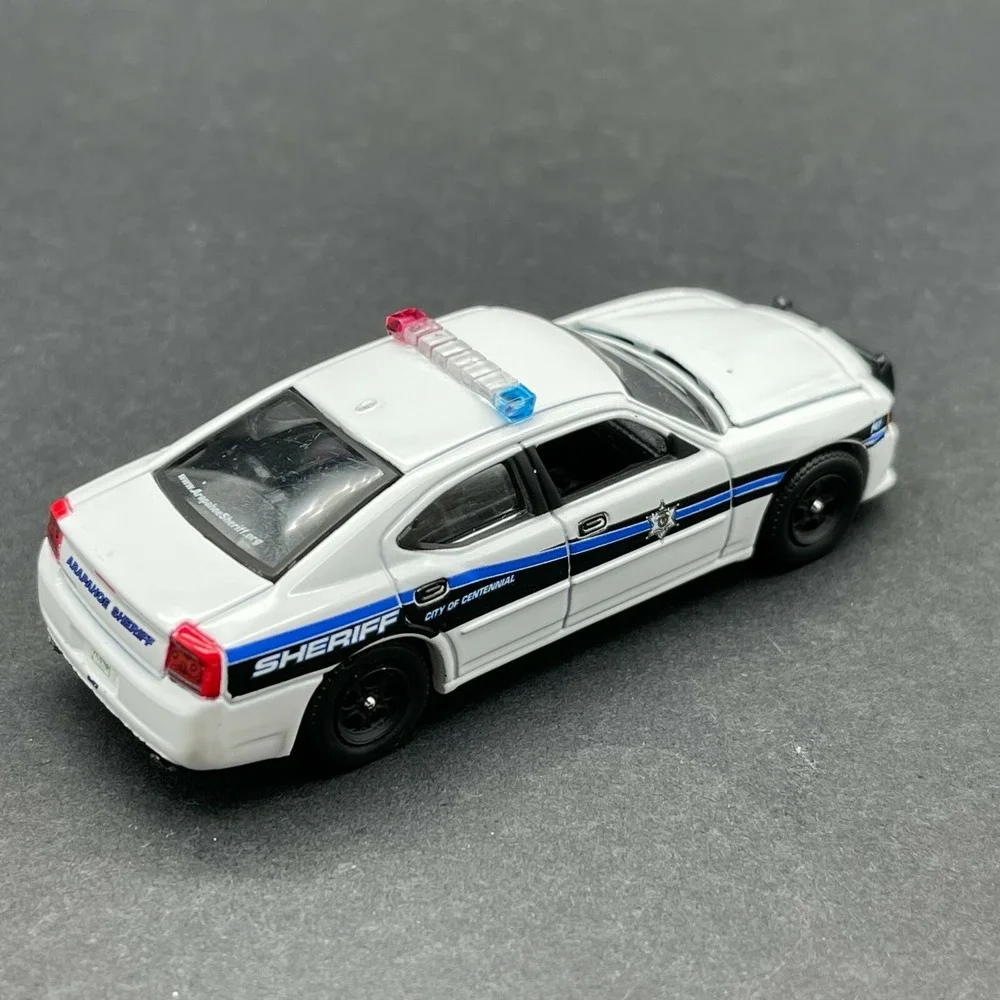 Greenlight Hot Pursuit 2008 '08 Dodge Charger Arapahoe‎ Sheriff White 1/64 Loose